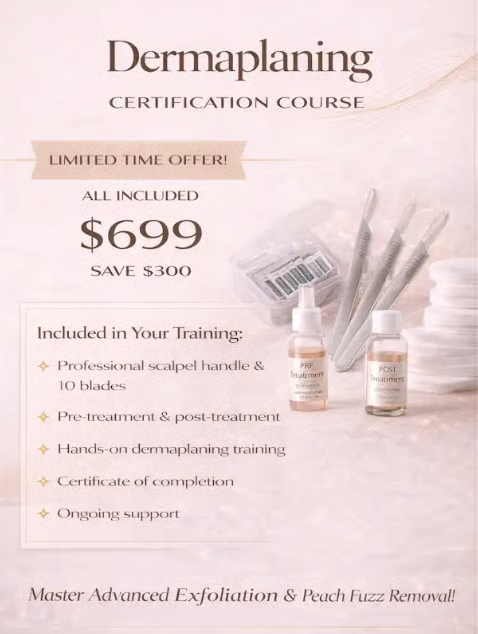 Dermaplaning Certification Course