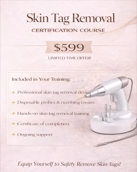 Skin Tag Removal Certification Course